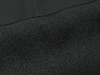 平和屋着物∞男性　羽織　黒紋付　羽裏：風景文　正絹　逸品　CABC3169ua