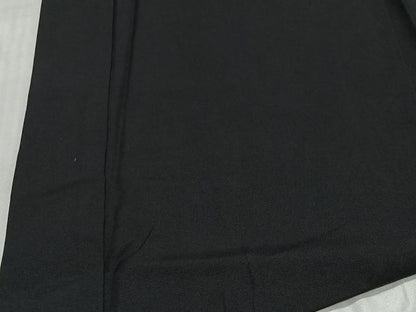 平和屋着物∞男性　長羽織　黒紋付　羽裏：人物風景文　正絹　逸品　CABC3171ua