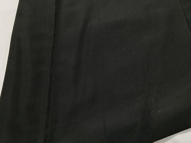 平和屋着物∞男性　長羽織　黒紋付　羽裏：唐獅子　正絹　逸品　CABC3172ua