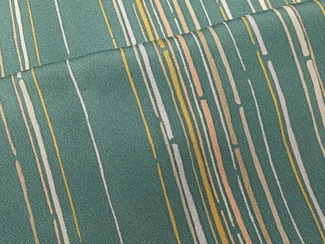 平和屋着物∞道中着　縞　ロング丈　正絹　逸品　未使用　CABC3187ua