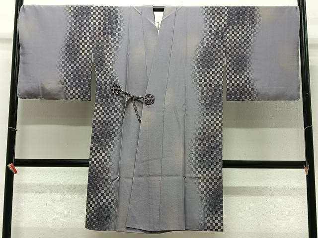 平和屋着物∞道中着　立涌文　暈し染め　正絹　逸品　未使用　CABC3194ua