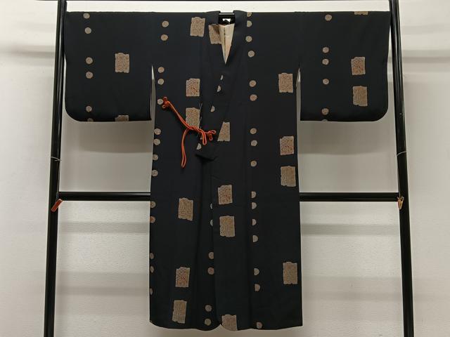 平和屋着物∞道中着　名物裂　ロング丈　正絹　逸品　CABC3200ua