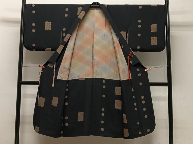 平和屋着物∞道中着　名物裂　ロング丈　正絹　逸品　CABC3200ua