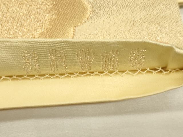 平和屋着物●龍村晋謹製 六通柄袋帯 鳳凰花文 真文様 金銀糸 正絹 逸品 CABC3304ak