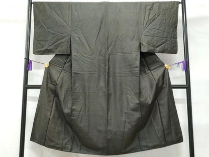 平和屋着物■男性 格子柄 正絹 逸品 CABC3602fb