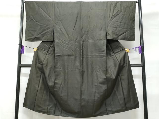 平和屋着物■男性 格子柄 正絹 逸品 CABC3602fb