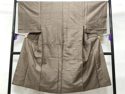 平和屋着物■本場大島紬 本場大島紬 横段文 正絹 逸品 CABC3645fb