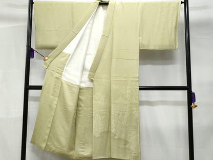 平和屋着物●男性 色留訪問着 名所風景地紋 正絹 逸品 CABC3647fb