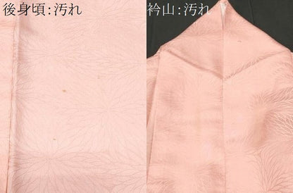 平和屋着物■上質な色無地 菊地紋 虹色 正絹 逸品 CABC3651fb