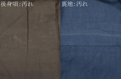 平和屋着物■男性　紬　茶色　正絹　逸品　CABC3705fb