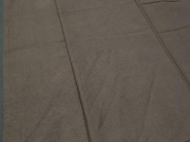 平和屋着物■男性　紬　茶色　正絹　逸品　CABC3705fb