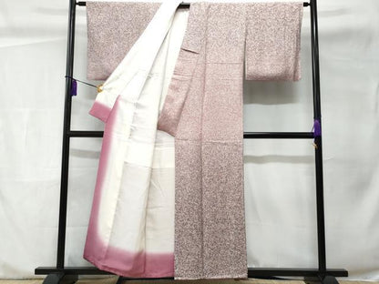 平和屋着物■訪問着 霞文 暈し染め 正絹 逸品 CABC3774fb