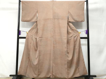平和屋着物■上質な小紋 抽象文 正絹 逸品 CABC3775fb