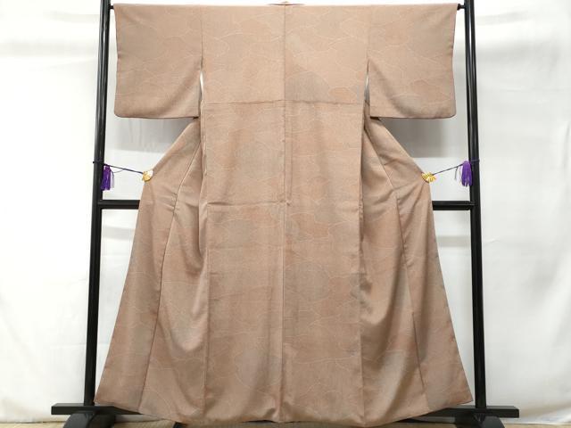 平和屋着物■上質な小紋 抽象文 正絹 逸品 CABC3775fb
