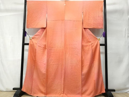 平和屋着物■上質な小紋 霞文 暈し染め 正絹 逸品 未使用 CABC3792fb