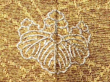 平和屋着物■訪問着 刺繍 枝松文 正絹 逸品 未使用 CABC3795fb