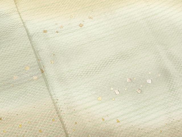 平和屋着物■訪問着 刺繍 箔散らし 暈し染め 金彩 正絹 逸品 CABC3847fb