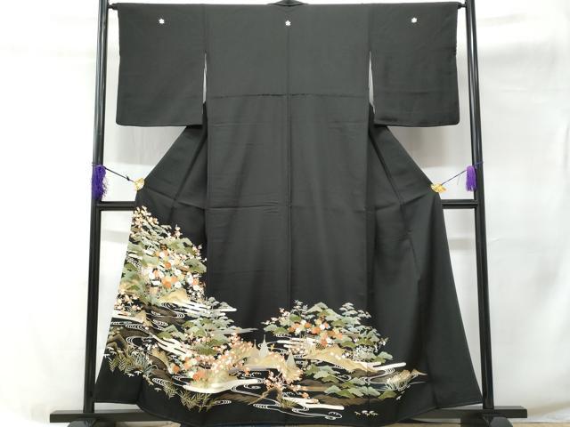 平和屋着物▽豪華黒留袖　単衣　作家物　風景文　暈し染め　正絹　逸品　AAAZ9202fy 2026年最新】平和屋 黒留袖の人気アイテム - メルカリ