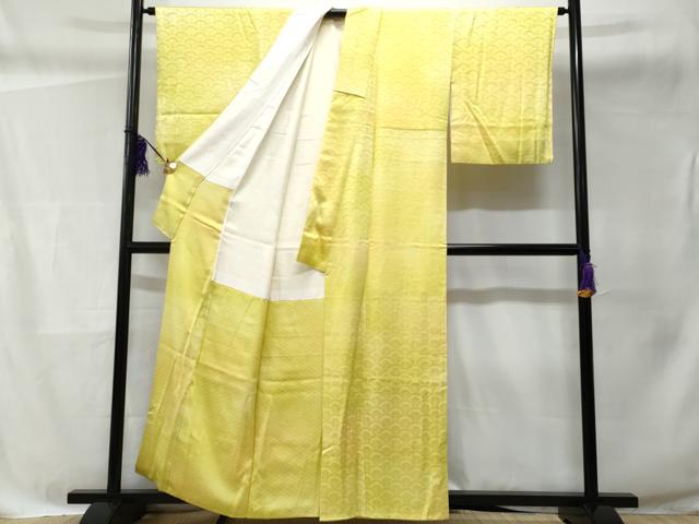 平和屋着物■上質な小紋　青海波　暈し染め　やまと誂製　正絹　逸品　CABC3870fb