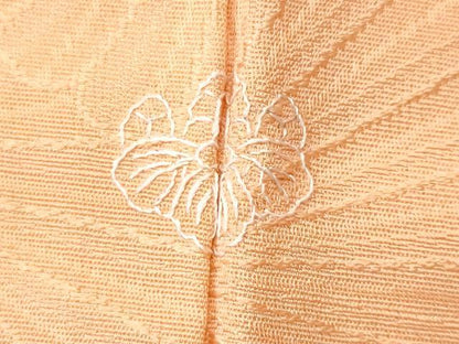 平和屋着物■上質な小紋 菊 暈し染め 正絹 逸品 CABC3874fb