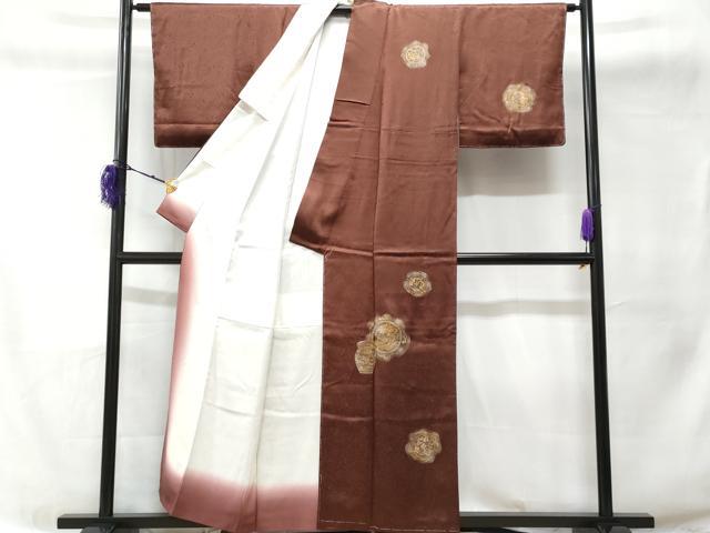 平和屋着物■訪問着 陶器文 暈し染め 正絹 逸品 未使用 CABC3876fb