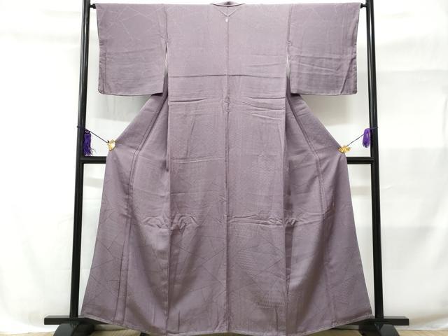 平和屋着物■上質な小紋 切嵌吉祥文 正絹 逸品 未使用 CABC3889fb