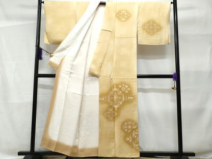 平和屋着物■訪問着 刺繍 正倉院花文 暈し染め 正絹 逸品 CABC3933fb