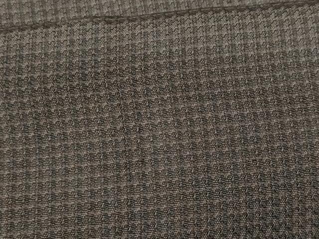 平和屋着物■男性 紬 格子 正絹 逸品 未使用 CABC3934fb