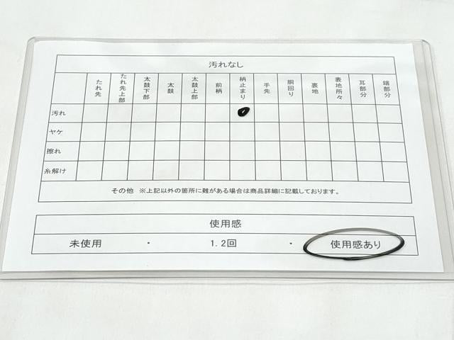 平和屋着物◎六通柄袋帯　孔雀花文　プラチナ箔二重織　正絹　逸品　CABC3942fb