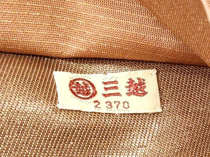 平和屋着物◎六通柄袋帯　煌楽漆巧　金糸　三越扱い　正絹　逸品　CABC3965fb