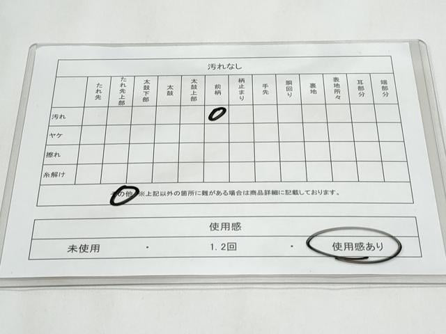 平和屋着物◎太鼓柄袋帯　綴れ　横段文　金銀糸　正絹　逸品　CABC3975fb