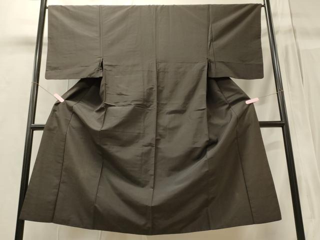 平和屋着物■男性 紬 格子柄 正絹 逸品 CABC4059oy
