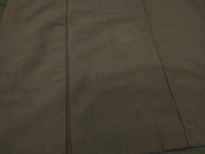 平和屋着物■男性 紬 格子柄 正絹 逸品 CABC4059oy