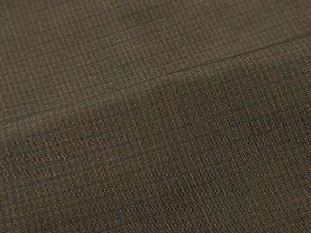 平和屋着物■男性 紬 格子柄 正絹 逸品 CABC4059oy