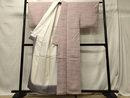 平和屋着物■上質な小紋 霞文 暈し染め 正絹 逸品 CABC4071oy