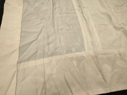 平和屋着物■長襦袢 無双仕立て 舞蝶花地紋 暈し染め 半衿刺繍 正絹 逸品 CABC4097oy