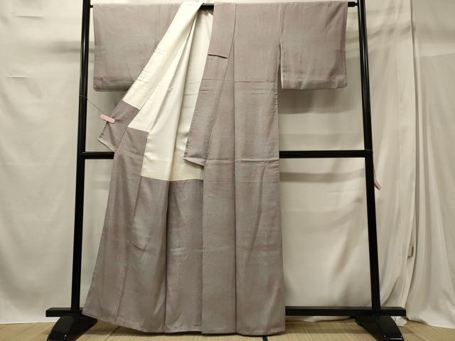 平和屋着物■上質な小紋 霞文 暈し染め 正絹 逸品 CABC4107oy