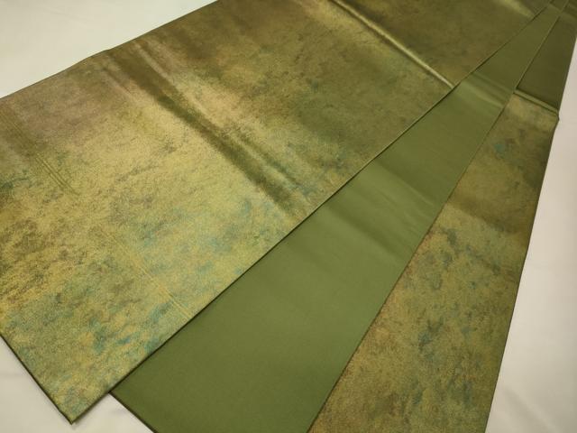 平和屋着物◎六通柄袋帯　霞文　平安彩煌箔　正絹　逸品　CABC4169oy