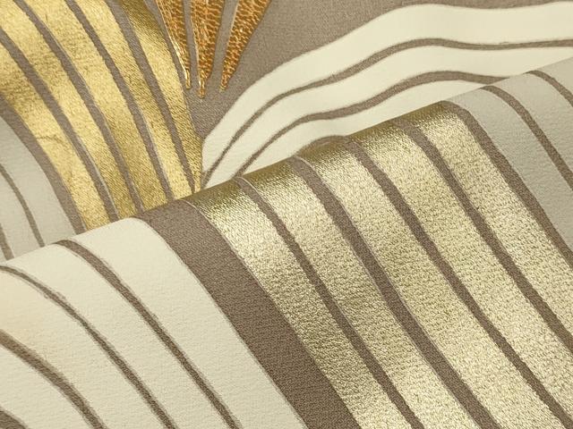 平和屋着物■豪華色留袖　駒刺繍　枝松文　金彩　正絹　逸品　CABC4234oy