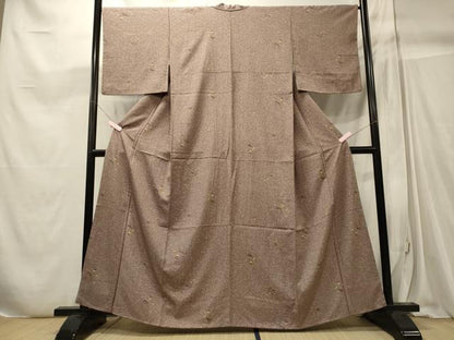 平和屋着物■上質な小紋 成り物 正絹 逸品 CABC4238oy