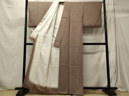平和屋着物■上質な小紋 成り物 正絹 逸品 CABC4238oy