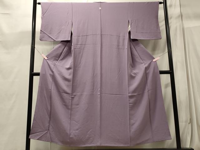平和屋着物■上質な色無地 浅紫色 正絹 逸品 CABC4263oy