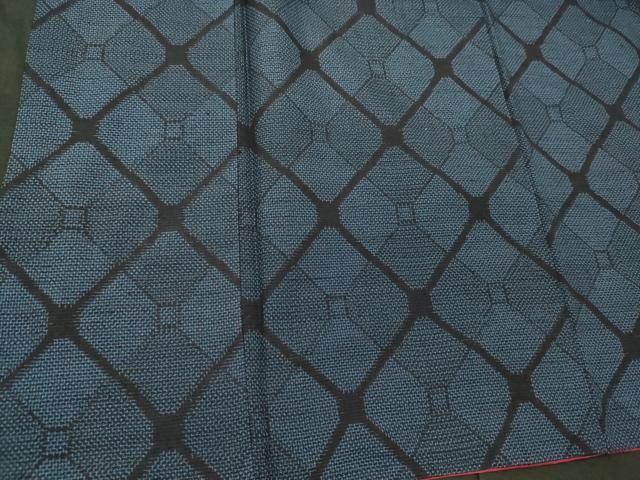 平和屋着物■上質な紬 菱文 やまと誂製 正絹 逸品 CABC4313oy