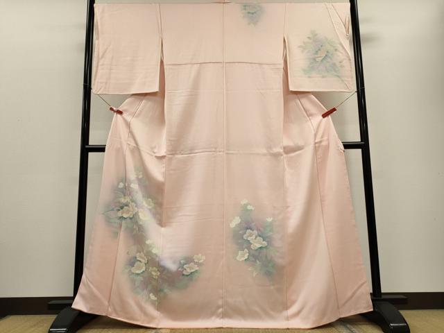 平和屋着物■訪問着 枝花文 暈し染め 正絹 逸品 CABC4367oy