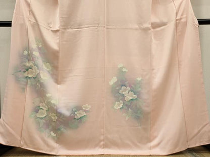 平和屋着物■訪問着 枝花文 暈し染め 正絹 逸品 CABC4367oy