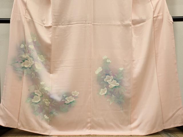 平和屋着物■訪問着 枝花文 暈し染め 正絹 逸品 CABC4367oy