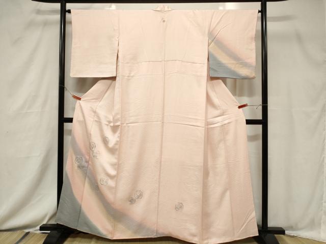 平和屋着物■訪問着 亀甲草花文 暈し染め 金彩 反端付き 正絹 逸品 CABC4611dy