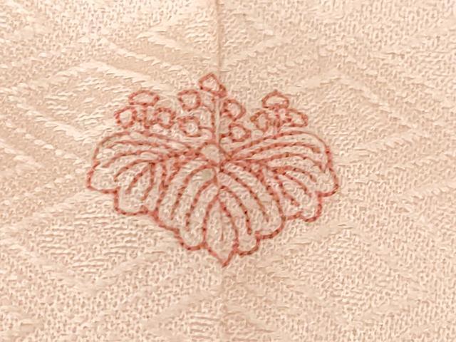 平和屋着物■訪問着 亀甲草花文 暈し染め 金彩 反端付き 正絹 逸品 CABC4611dy