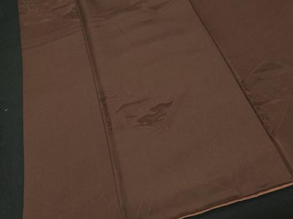 平和屋着物■上質な色無地 絵巻風景地紋 憲法色 正絹 逸品 CABC4614dy
