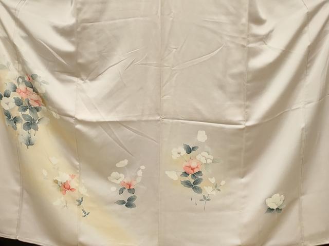 平和屋着物■訪問着 草花文 暈し染め 金彩 やまと誂製 正絹 逸品 CABC4626dy